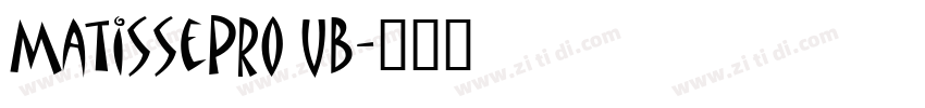 MatissePro UB字体转换